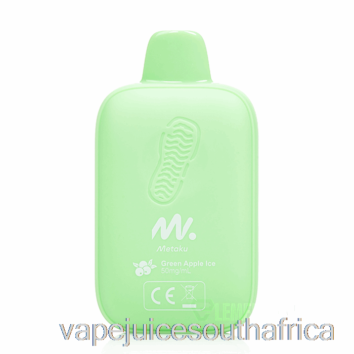 Vape Juice South Africa Metaku Moonwalk 9000 Disposable Green Apple Ice